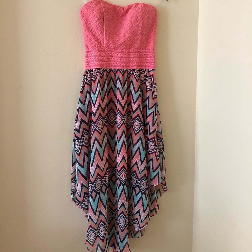 Strapless dress